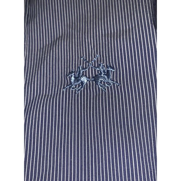 LA MARTINA Shirt Cotton Women Size 5 Striped - Picture 8 of 8